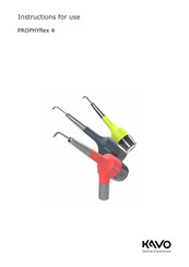 KaVo PROPHYflex 4 Wave Instructions For Use Manual