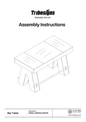 Tribesigns LITTLE TREE HOGA-JW01076 Assembly Instructions Manual