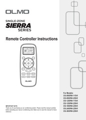 Olmo Sierra OS-09SRW-115VI Instructions Manual