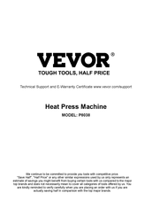 VEVOR P8038 Manual