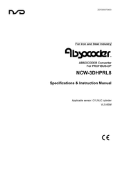 NSD ABSOCODER NCW-3DHPRL8 Specifications & Instruction Manual