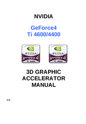Nvidia GeForce4 Ti 4400 Manual
