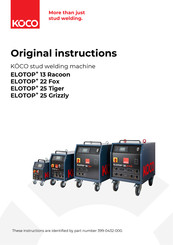 KÖCO ELOTOP+ 13 Racoon Original Instructions Manual