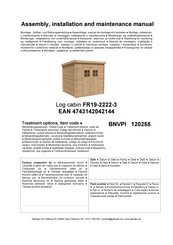 Palmako FR19-2222-3 Assembly, Installation And Maintenance Manual