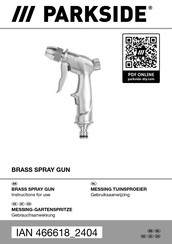 Parkside 466618 2404 Instructions For Use Manual