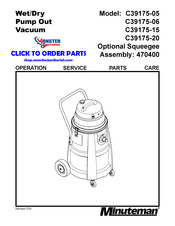Minuteman C39175-15 Operation Service Parts Care
