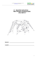HUCK Seiltechnik 4587-21 Assembly Instructions Manual