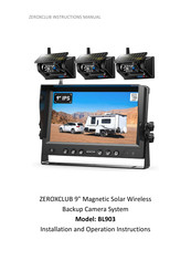 ZEROXCLUB BL903 Installation And Operation Instruction Manual