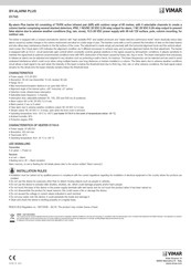 Vimar 01743 Manual