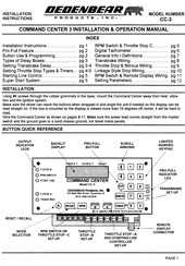 Dedenbear CC-3 Installation & Operation Manual
