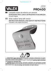 Valex PRO400 Instruction Manual And Safety Instructions