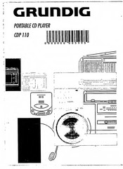 Grundig CDP 110 Instruction Manual