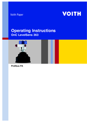 Voith OnC LevelSens 363 Operating Instructions Manual