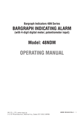 MG 48NDM Operating Manual