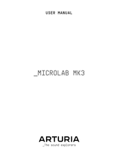 Arturia MICROLAB MK3 User Manual