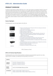 Grandstream Networks HT814V2 Administration Manual