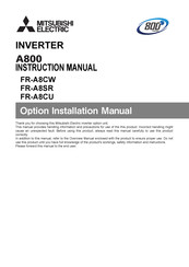 Mitsubishi Electric FR-A8CW Instruction Manual