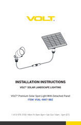 Volt VSAL-9007-BBZ Installation Instructions Manual