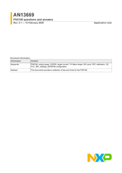 NXP Semiconductors PN5190 Application Note
