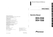 Pioneer DEH-1350 Operation Manual