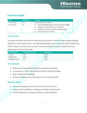 Hisense 55B4E31T Manual