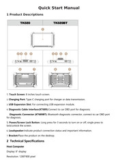 Thinkcar TK689 Quick Start Manual