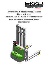 Ekko EB14C-98LI Operation & Maintenance Manual