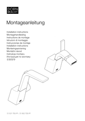 Dornbracht 33 521 705 Series Installation Instructions Manual