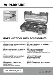 Parkside 475955 2404 Operation And Safety Notes