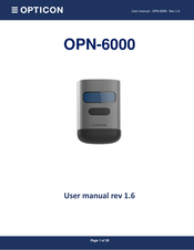 Opticon OPN-6000 User Manual