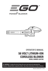 Ego Power+ LB6150E Operator's Manual