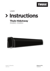Thule HideAway 302860 User Instructions