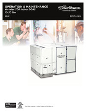 WaterFurnace Versatec 700 Application, Operation & Maintenance