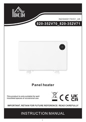 HOMCOM 820-352V70 Instruction Manual