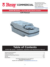 Bray DMS-180 Series Installation, Operation And Maintenance Manual