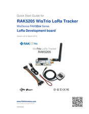 RAKwireless WisTrio RAK5205 Quick Start Manual