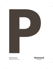 Homend PROFASHION 3023H User Manual