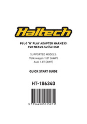 Haltech HT-186340 Quick Start Manual