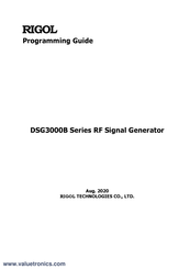 Rigol DSG3065B Programming Manual
