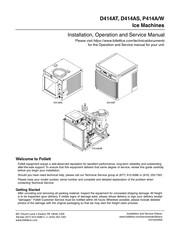 Follett D414AS Installation, Operation And Service Manual