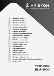 Ariston PRO1 ECO Series Instructions For Installation, Use, Maintenance