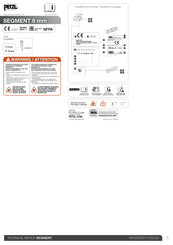Petzl Segment 8mm Technical Notice