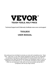 VEVOR JL-TB09-3 User Manual
