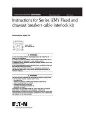 Eaton IEC IZMY25 Instruction Leaflet