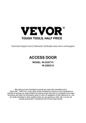 VEVOR M-22B2213 Original Instruction