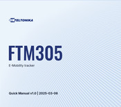 Teltonika FTM305 Quick Manual