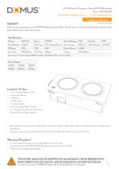Domus INFINITY Installation Manual