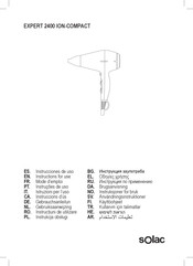 SOLAC EXPERT 2400 ION-COMPACT Instructions For Use Manual