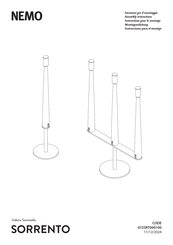 Nemo Sorrento Assembly Instructions Manual