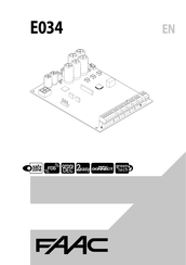 FAAC E034 Instructions Manual